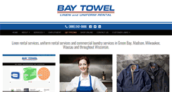 Desktop Screenshot of baytowel.com