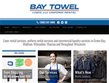 Tablet Screenshot of baytowel.com